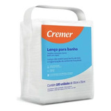 Lenço P Banho No Leito Higiene Cremer 2 Pcts Com 200 Unds