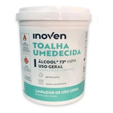 Lenço Pano Toalha Umedecida Alcool Limpeza Geral Balde 150un