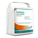 Lenço Para Banho 100 Un Acamado 30x37 5cm Obertech Leito