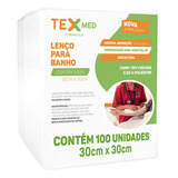 Lenço Para Banho De Leito Toalha Higiene Corporal 100 Unid