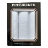 Lenço Presidente Masculino 41cm X 41cm 100 Algodão