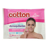 Lenço Removedor De Maquiagem Cotton Line Tolhas