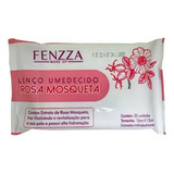 Lenço Toalha Umedecida Demaquilante Rosa Mosqueta 25 Unidade