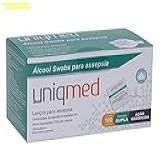 Lenço Umedecido Álcool 70- C-100 - Proteção Vírus-bactérias - Swab UNIQMED