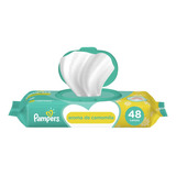 Lenço Umedecido Camomila Suave Pampers Pacote 48 Unidades