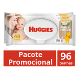 Lenço Umedecido Huggies Puro E Natural 96 Unidades