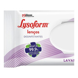 Lenço Umedecido Lysoform Desinfetante Lavanda Com 36 Un