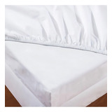 Lençol Avulso C elástico Queen 600 Fios 100 Algodão Egípcio Cor Branco
