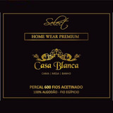 Lençol Avulso C elástico Queen 600 Fios 100 Algodão Egípcio Cor Cinza Ice