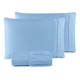 Lencol Azul Claro Micropercal
