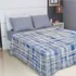 Lençol De Se Cobrir Casal 100% Algodão Malha Estampado Sem Elástico Confortável E Macio 2,20x2,20m Modelo 11 - Cozzilar