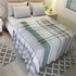 Lençol De Se Cobrir Casal 100% Algodão Malha Estampado Sem Elástico Confortável E Macio 2,20x2,20m Modelo 5 - Cozzilar