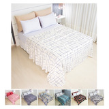 Lençol De Se Cobrir Queen De Algodão Malha Estampado Sem Elástico Confortável E Macio 2 50x2 20m Modelo 4 Cozzilar