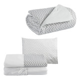 Lençol Infantil Mini Cama Kit 3 Pçs Com Edredom Moderninhos