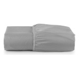Lençol Microfibra Avulso Cinza Com Elastico Para Cama De Casal Cores Vibrantes Em Tecido Grosso Texfine