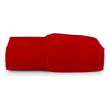 Lençol Queen Avulso De Microfibra Vermelho C elástico Casa Laura Enxovais De Ajuste Perfeito