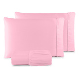 Lencol Rosa Micropercal 400