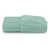 Lençol Theovitex Micropercal 400 Fios Avulso Com Elastico Para Cama De Queen Em Tecido Grosso Cores Vibrantes Verde