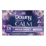 Lenços Amaciante Secadoras Downy Calm Mega Sheets 80 Folhas