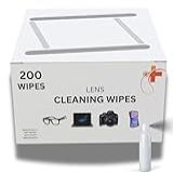 Lenços De Limpeza De Óculos E Lentes Len Wipes Kit Com 200un Limpador Borrifador Limpa Câmeras LCD Smartphone Telas Toalhete Anti Embaçante Cleaning Wipes Seco Propriedade Antiestatica