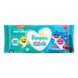 Lenços Umedidos Baby Shark Splash Always Clean Com 48 Unidades Pampers