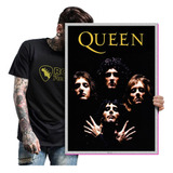Lendas Do Rock Quadro Banda Queen Foto Poster Tam a2 03