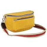 Lenna-s Pochete Bolsa Transversal Feminina De Lona A021 Amarela