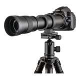 Lente 420-800mm Super Telefoto Zoom Canon T3 T3i T5 T5i 6d