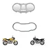 Lente Óculos Do Painel E Borr Vedação Cbx 250 Twister Até 08