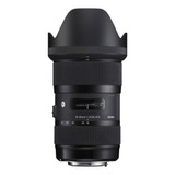 Lente Art Sigma 18 35mm F 1 8 Dc Hsm Para Canon Ef Preta