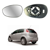 Lente Base Espelho Retrovisor Punto linea 07 13 Convexo Le