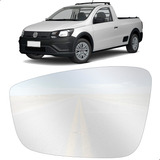 Lente Base Espelho Retrovisor Saveiro 2013 A 2024 Esquerda