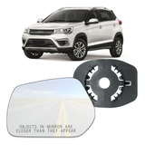 Lente C Base Espelho Retrovisor Chery Tiggo 2 Lado Esquerdo