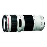 Lente Canon 70 200mm F4 L Is Usm Com Capa De Lente Para Cano