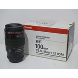 Lente Canon Ef 100mm F 2