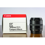 Lente Canon Macro 50mm