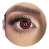 Lente Contato Vermelho Aranha 14mm Estojo Cosplay Halloween