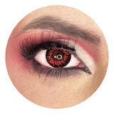 Lente Contato Vermelho Vampiro