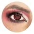Lente Contato Vermelho Vampiro 14mm Estojo Cosplay Halloween
