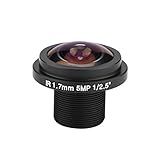 Lente De Câmera De Segurança Fosa Mini HD 5MP Fisheye Com 1 7 Mm De Comprimento Focal Lente CCTV De ângulo Amplo De 185 Para Câmera De Segurança Fisheye