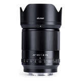 Lente De Câmera Viltrox Af 50 F1 8 Fe