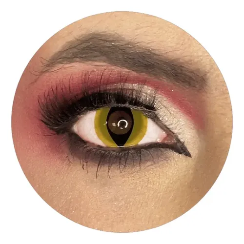 Lente De Contato Amarelo