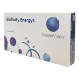 Lente De Contato Biofinity Energys Mensal Incolor Com Grau