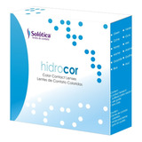 Lente De Contato Colorida Hidrocor Sem Borda Anual Cor Âmbar