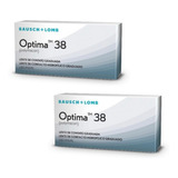 Lente De Contato Optima 38 01 Par Anual C Grau Bauschlomb