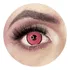 Lente De Contato Rosa 17mm Estojo Cosplay Teatro Halloween