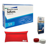 Lente De Contato Soflens 59 Com Grau Bausch Lomb Estojo