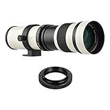 Lente De Zoom Super Teleobjetiva Mf F / 8.3-16 420-800mm T2 Com Anel Adaptador De Montagem Ai Universal 1/4 Substituição De Rosca Para Câmeras Nikon Ai D50 D90 D5100 D7000 D3 D5100 D3100 D3000 D60