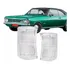 Lente Dianteira De Opala E Caravan 71 72 73 74 Cristal (par)