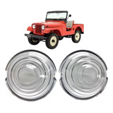 Lente Do Pisca Dianteiro Grande Plástica Jeep Willys 1955